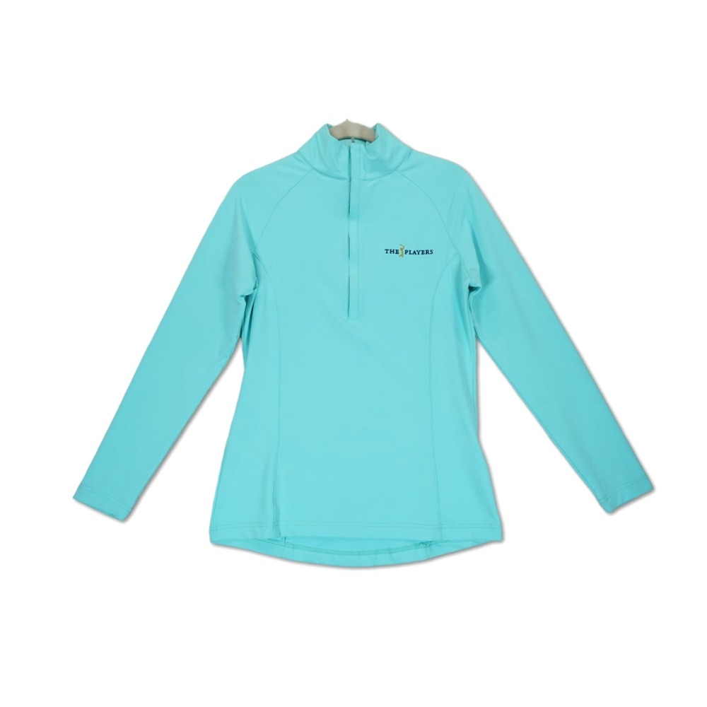 PETER MILLAR The‎ Players Women's 1/4 Zip Size Small UPF 50 Long Sleeve